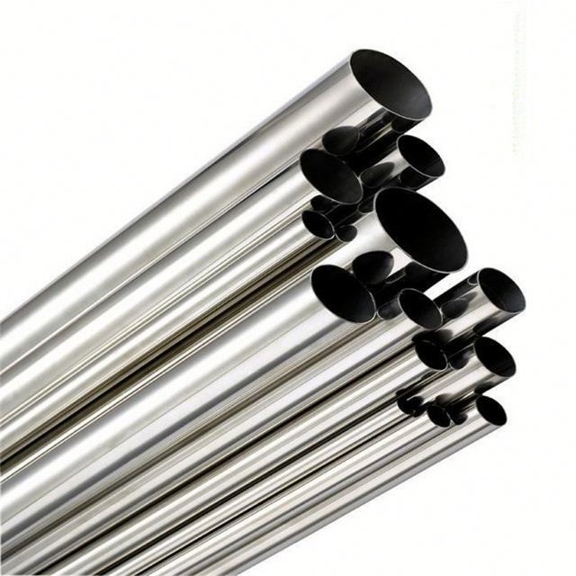 301 430 304l 316l لوله گرد فولادی ضد زنگ Ss316l Ss304 Ss Sanitary Pipe AISI 201 202